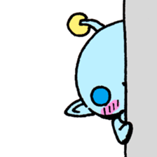 Employee of the alien sticker #2594807