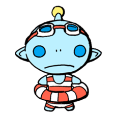 Employee of the alien sticker #2594812