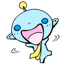 Employee of the alien sticker #2594815