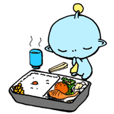 Employee of the alien sticker #2594816