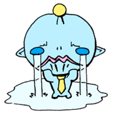 Employee of the alien sticker #2594818