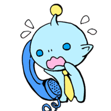 Employee of the alien sticker #2594821