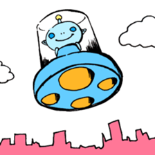 Employee of the alien sticker #2594822