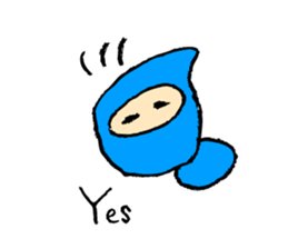 yawa-yawa Ninjya  ~English ver.~ sticker #2595123