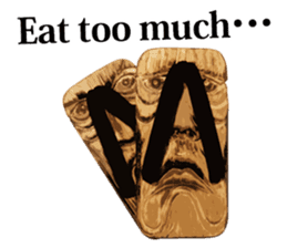 Comedian Jin Katagiri's clay figure. sticker #2595553