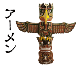 Comedian Jin Katagiri's clay figure. sticker #2595554