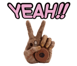 Comedian Jin Katagiri's clay figure. sticker #2595555