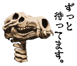 Comedian Jin Katagiri's clay figure. sticker #2595556