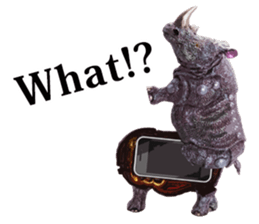 Comedian Jin Katagiri's clay figure. sticker #2595557