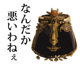 Comedian Jin Katagiri's clay figure. sticker #2595558