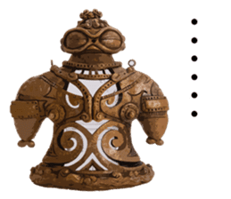 Comedian Jin Katagiri's clay figure. sticker #2595563