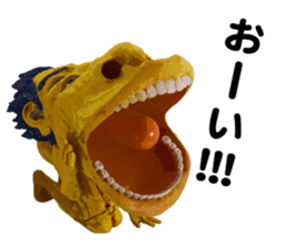 Comedian Jin Katagiri's clay figure. sticker #2595565