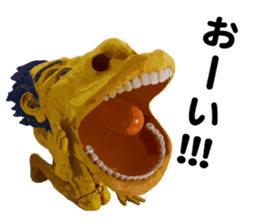 Comedian Jin Katagiri's clay figure. sticker #2595565