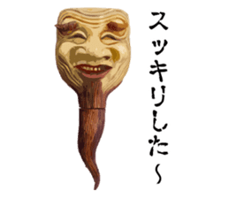 Comedian Jin Katagiri's clay figure. sticker #2595571