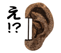 Comedian Jin Katagiri's clay figure. sticker #2595577