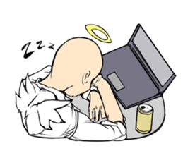 AngelSalaryman Sticker sticker #2595688