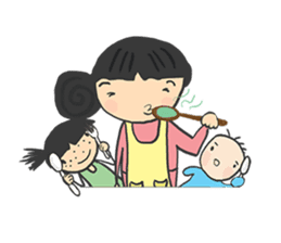 Stickers for typical stay-at-home mom sticker #2596000