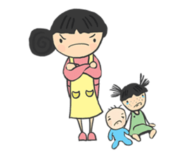Stickers for typical stay-at-home mom sticker #2596011