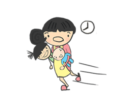 Stickers for typical stay-at-home mom sticker #2596026