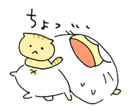 goofy rabbit and Kitten Hina sticker #2596606