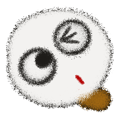 Rei of the cotton wool of the dandelion