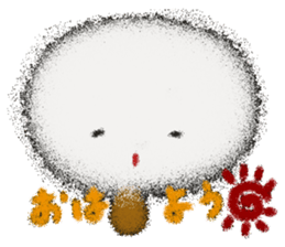 Rei of the cotton wool of the dandelion sticker #2596659