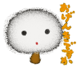 Rei of the cotton wool of the dandelion sticker #2596664