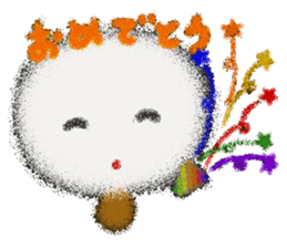 Rei of the cotton wool of the dandelion sticker #2596667