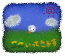 Rei of the cotton wool of the dandelion sticker #2596672