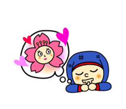 Ninja kun & Sakurako chan by ILoveJapan sticker #2596774