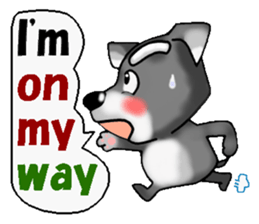 Funky Miniature Schnauzer. ver.English sticker #2597199