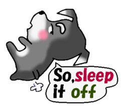 Funky Miniature Schnauzer. ver.English sticker #2597202