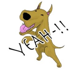 Welcom to the world of dogs! sticker #2597259
