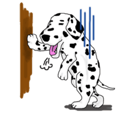 Welcom to the world of dogs! sticker #2597267