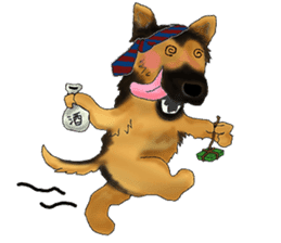 Welcom to the world of dogs! sticker #2597279