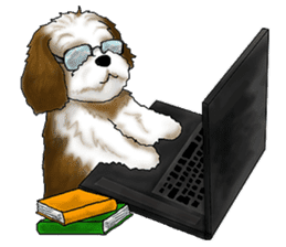 Welcom to the world of dogs! sticker #2597281