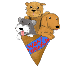 Welcom to the world of dogs! sticker #2597298
