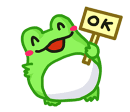 Yan's Frog 2(English version) sticker #2597427