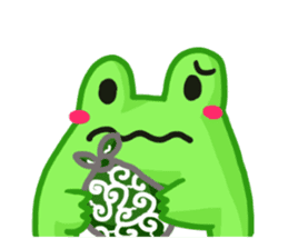Yan's Frog 2(English version) sticker #2597430