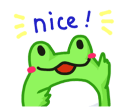 Yan's Frog 2(English version) sticker #2597433