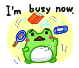 Yan's Frog 2(English version) sticker #2597451
