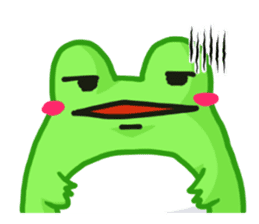 Yan's Frog 2(English version) sticker #2597456