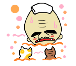 Big forehead man sticker #2598055