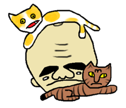 Big forehead man sticker #2598056