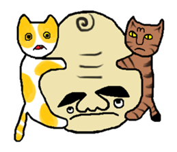 Big forehead man sticker #2598057