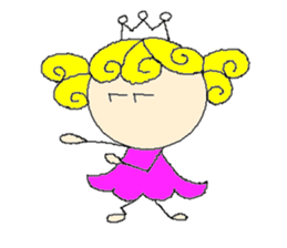 Curl princess sticker #2598163