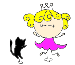 Curl princess sticker #2598165