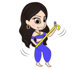 Lovely! Belly-chan sticker #2598299