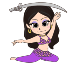 Lovely! Belly-chan sticker #2598300