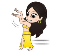 Lovely! Belly-chan sticker #2598301